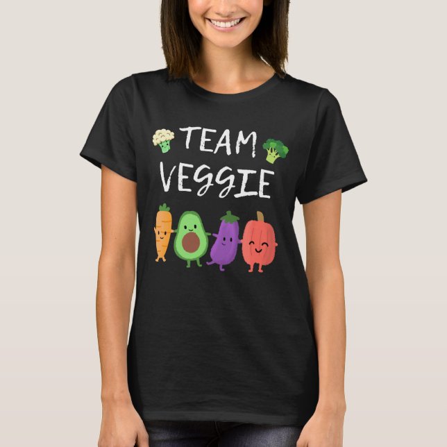 Camiseta Funny Veggie Vegan Plant Vegetarian (Frente)