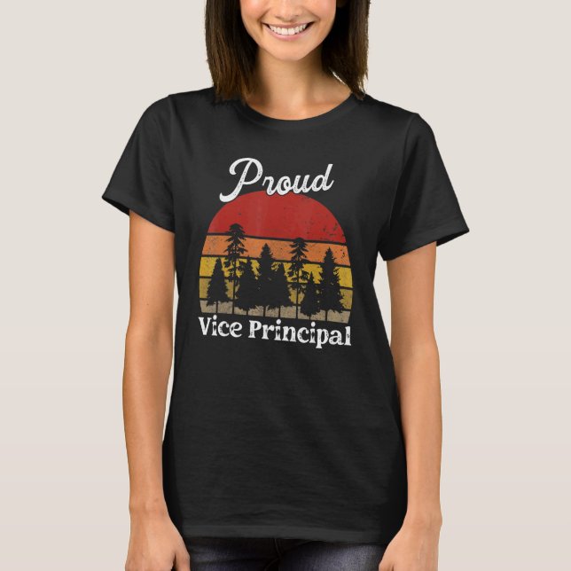 Camiseta Funny Vice Principal Shirts Job Title Professions (Frente)
