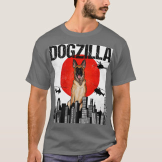 Camiseta Funny Vintage Japonês Dogzilla Belmalinoi