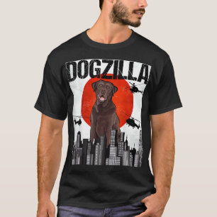 Camiseta Funny Vintage Japonês Dogzilla Chesapeake Bay Ret