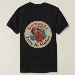 Camiseta Funny Vintage Maine Lobster Sailor Hat Retro