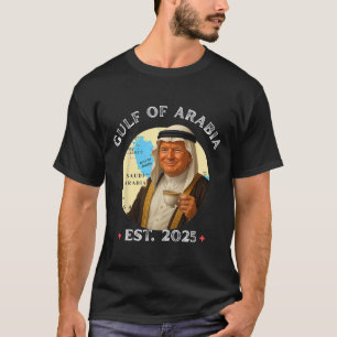Camiseta Funny Vintage Trump Golfo Da Arábia Retro Golfo De