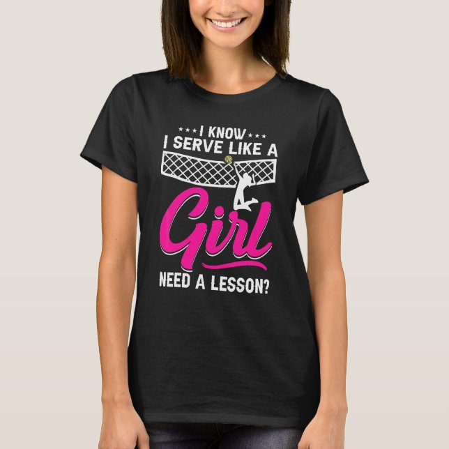 Camiseta Funny Voleibol Jogador De Voleibol (Frente)