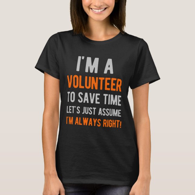 Camiseta Funny Volunteer (Frente)