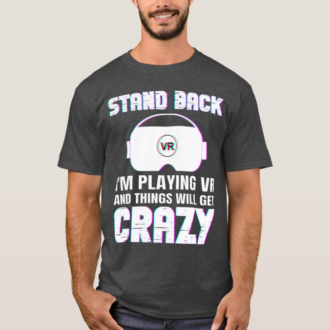 Camiseta Funny VR Gaming Design For Men Women Virtual Reali (Frente)