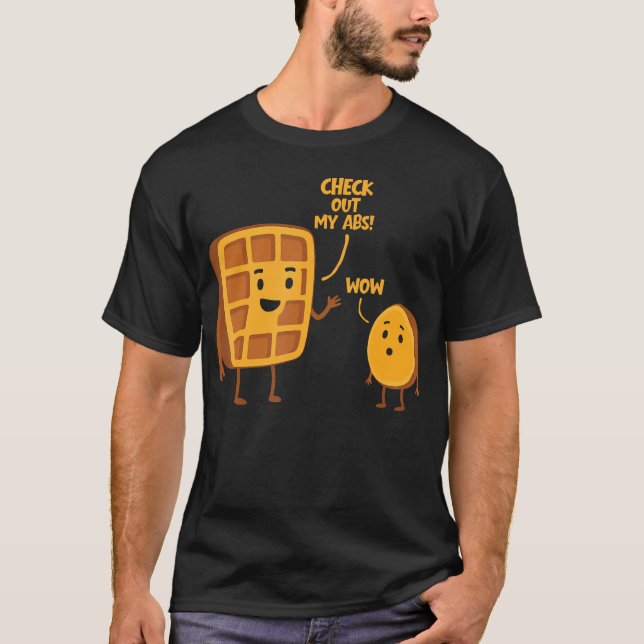 Camiseta Funny Waffle Themed For Waffle Lover Waffle Wednes (Frente)