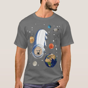 Camiseta Funny Water Bear Astronaut In Space Microbiology T