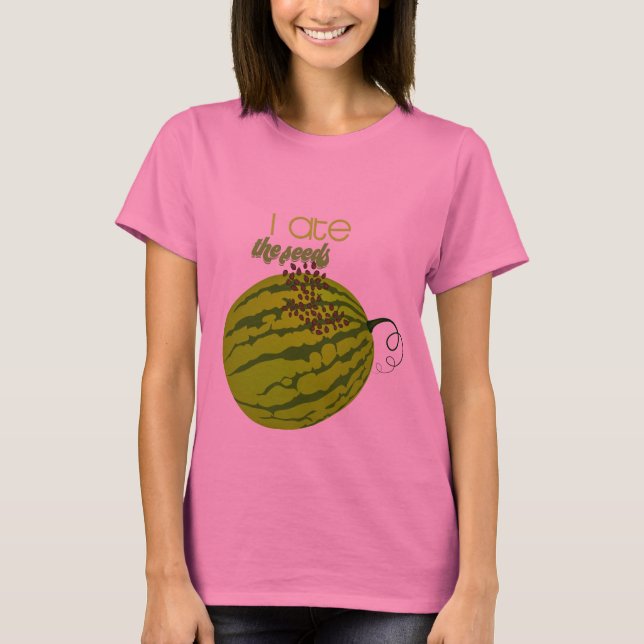 Camiseta Funny Watermelon - Eu Comi As Sementes (Frente)
