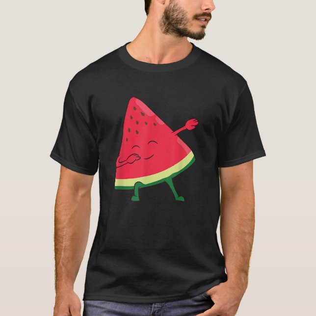 Camiseta Funny Watermelon Summer Melon Juice Dabbing Waterm (Frente)