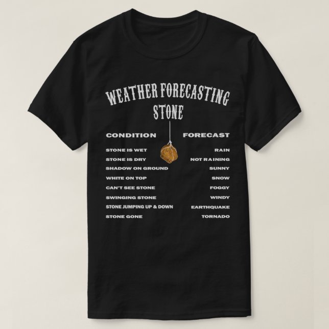 Camiseta Funny Weather Forecasting Meteorology Weatherman S (Frente do Design)