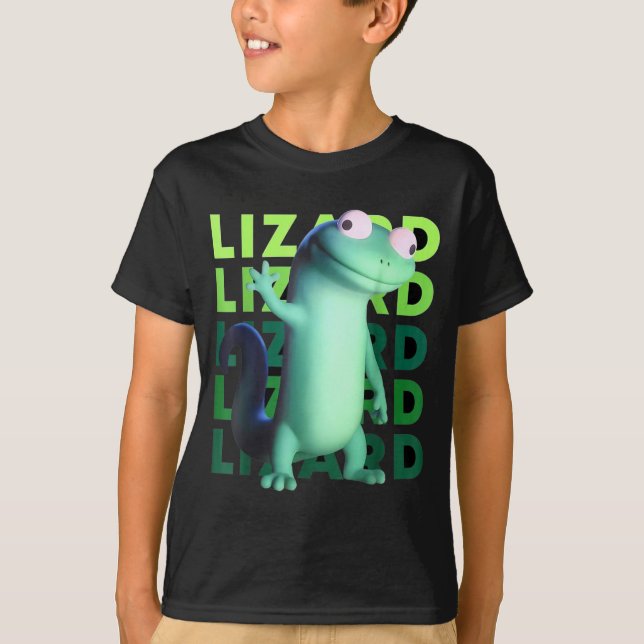 Camiseta Funny Weirore Lizard Meme _ 3d Surreal Animal  (Frente)