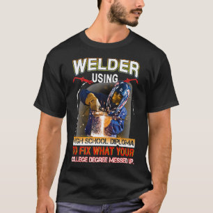 Camiseta Funny Welding Tee Proud Gift Premium