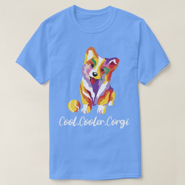 Camiseta Funny Welsh Corgi Pembroke Cão Cachorro Cachorro C (Frente do Design)