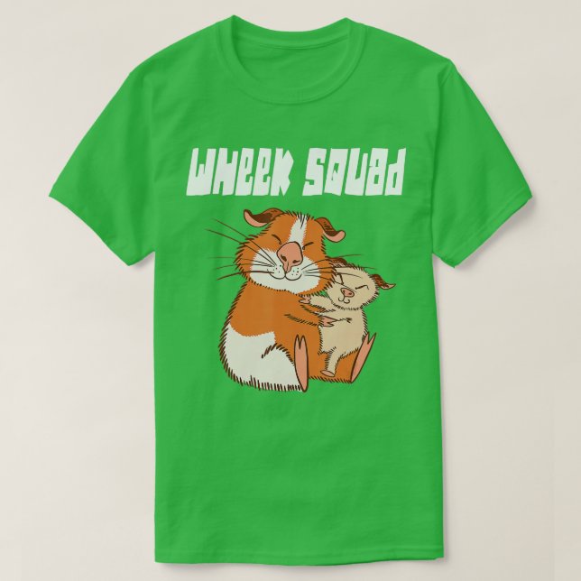 Camiseta Funny Wheek Squad-Guinea Pig  (Frente do Design)