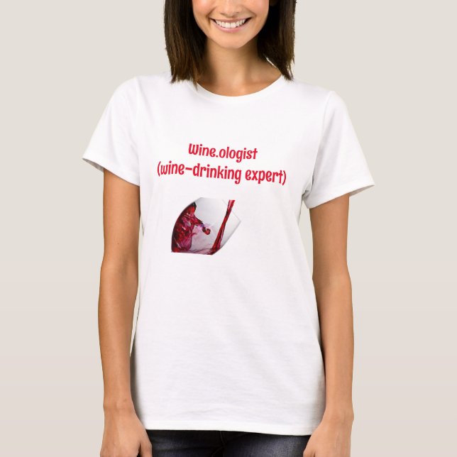 Camiseta Funny Wine Graphic  (Frente)