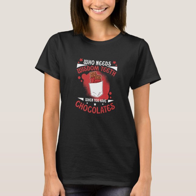 Camiseta Funny Wisdom Teeth Extraction A Wisdom Tooth Surge (Frente)