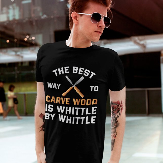 Camiseta Funny Wood Carving Whitling Tools Woodworking (Criador carregado)