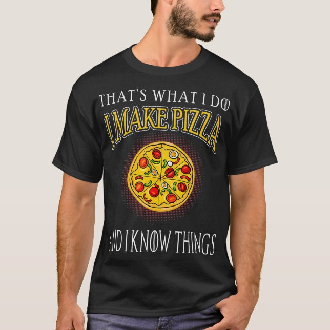 Camiseta Funny Worlds Greatest Pizza Maker Baker Parody Shi (Frente)