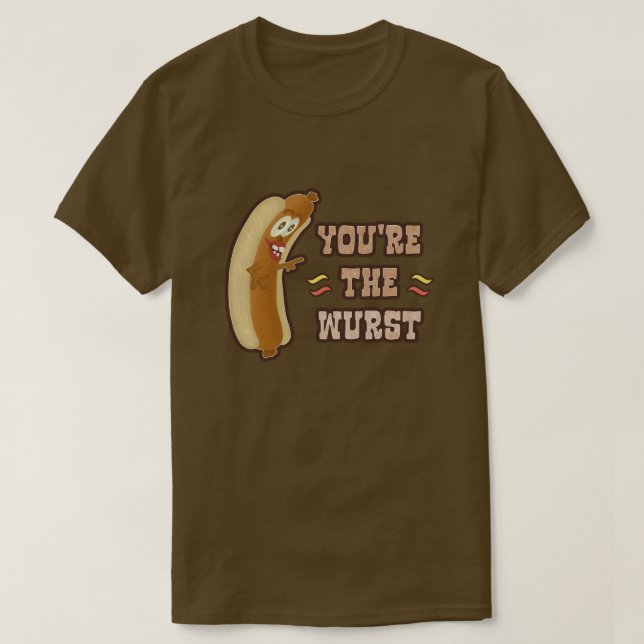 Camiseta Funny Wurst Bratwurst Oktoberfest Humor v2 (Frente do Design)