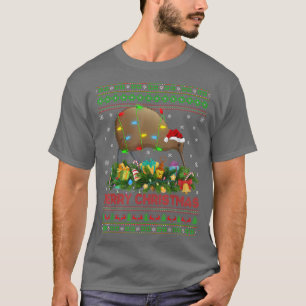 Camiseta Funny Xmas Lighting Tree Santa Ugly Kiwi Bird Chri