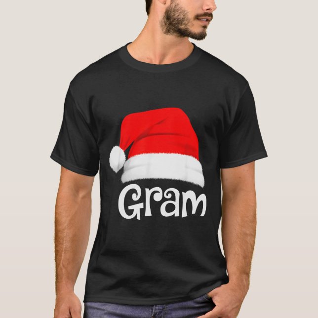 Camiseta Funny Xmas Pajama Group Matching Gram Christmas Ha (Frente)