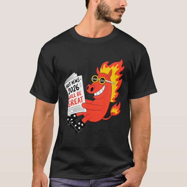 Camiseta Funny Year Of The Horse – Chinese Zodiac New Year  (Frente)