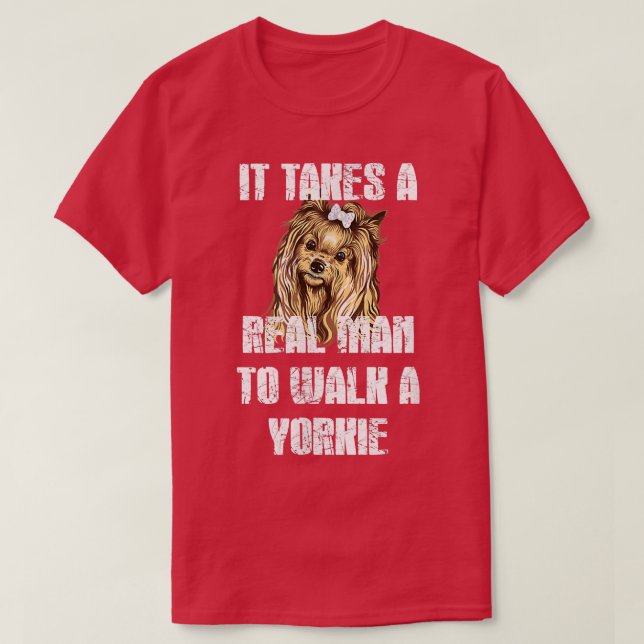 Camiseta Funny Yorkie (Frente do Design)