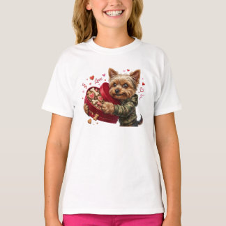 Camiseta Funny Yorkie Valentine Mug | Adorable Yorkie Gift
