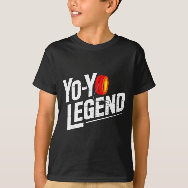 Camiseta Funny Yoyo Player Legend Yo-yo Performer  (Frente)