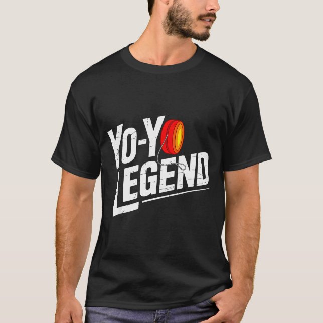Camiseta Funny Yoyo Player Legend Yo-yo Performer  (Frente)