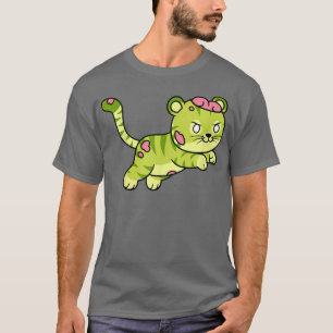 Camiseta Funny Zombie Tiger Halloween Animal Cute Monster G