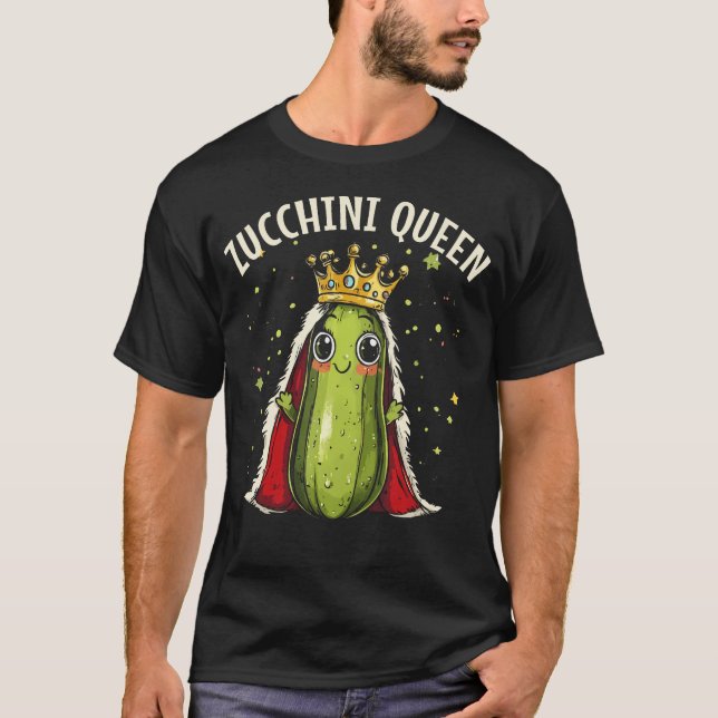 Camiseta Funny Zucchini Lover Garden Vegetable Veggie Vegan (Frente)