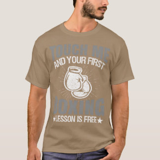 Camiseta Funnyouch me and your first boing lesson is free b