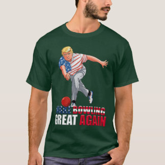 Camiseta Funnyrump Bowling Make Bowling Great Again girl