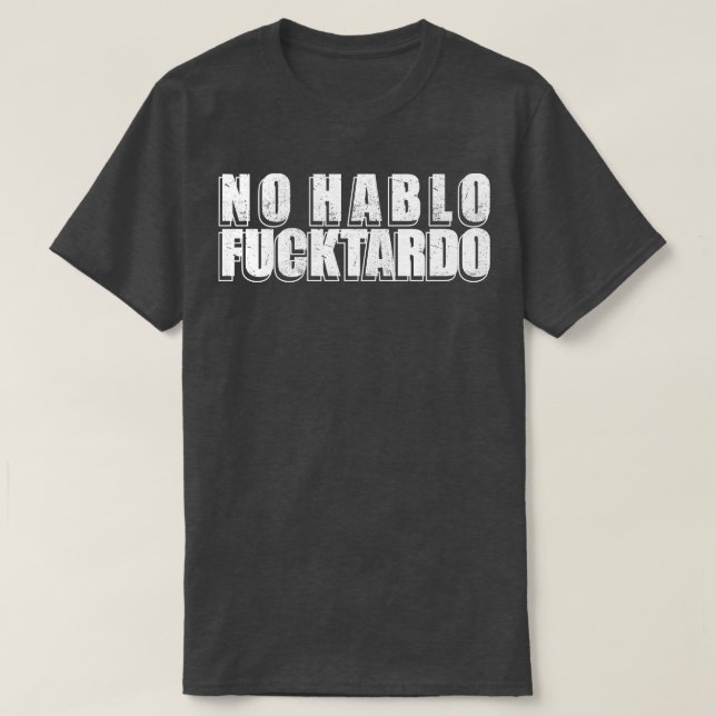 Camiseta funnyxmas No Hablo TShirt (Frente do Design)