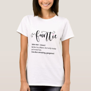Camiseta Funtie Semelhante À Mãe, Mas Apenas T-Shirt Mais F