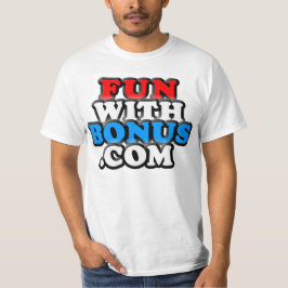 Camiseta FunWithBonus.com - t-shirt do logotipo - parte