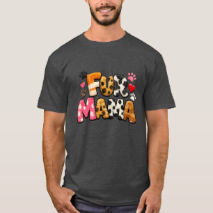 Camiseta Fur Mama   Presente Fofo para Amantes de 