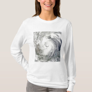 Camiseta Furacão Alex sobre o Golfo do México ocidental