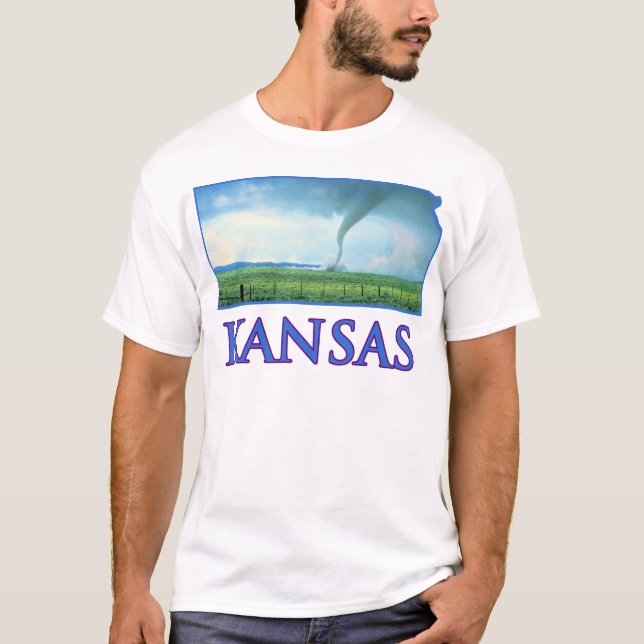Camiseta Furacão de Kansas (Frente)
