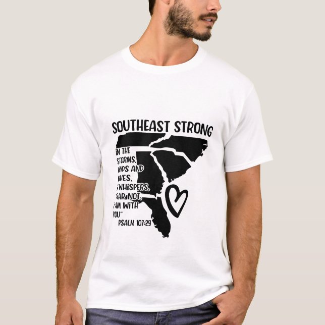 Camiseta Furacão Helene Appalachia, no sudeste (Frente)
