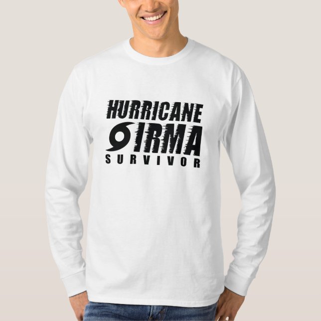 Camiseta Furacão Irma Survivent (Frente)