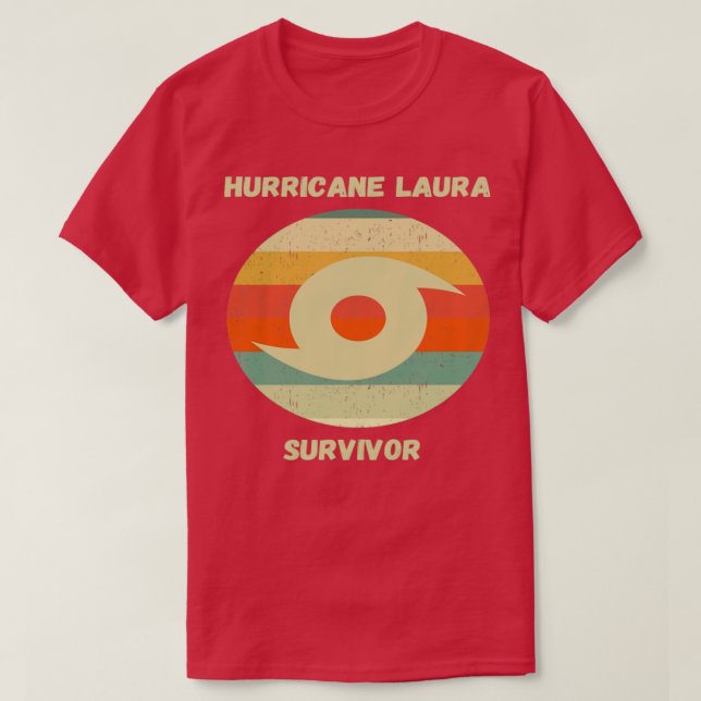 Camiseta Furacão Laura Survivor (Frente do Design)