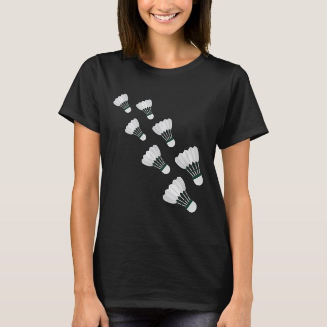 Camiseta Furacões de Badminton Voando (Frente)