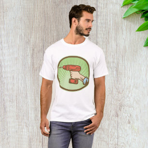 Camiseta Furadeira Elétrica Sem Fio Retro para Faz-Tudo