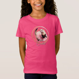 Camiseta Furão engraçado em tutu fazendo ballet