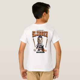 Camiseta Furão Fofo Disfarçado de Jogador de Beisebol