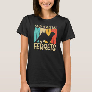 Camiseta Furão Legal Para Homens Mulheres Furão Animal De E