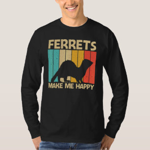 Camiseta Furão Legal Para Homens Mulheres Furão Animal De E