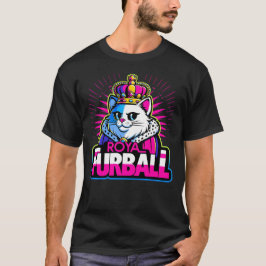 Camiseta Furball Real - Gato Rico com Coroa